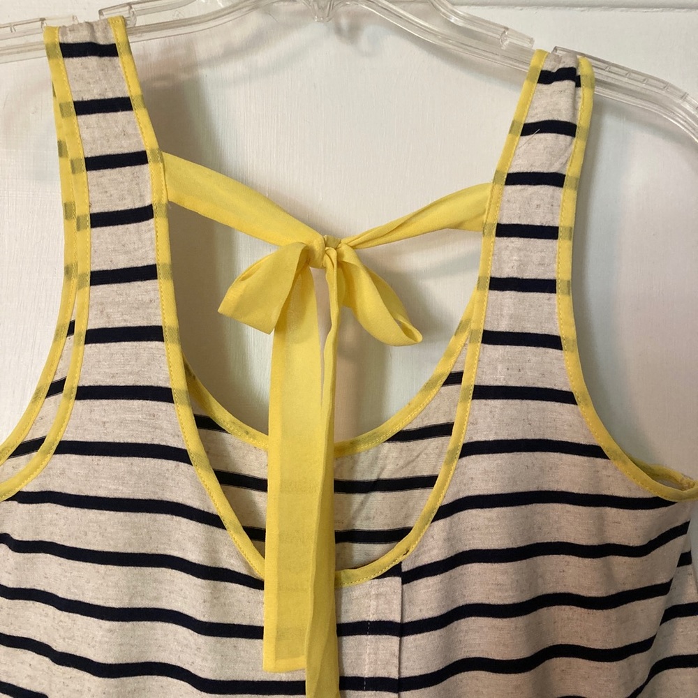 Striped Split Back Tank - Picture 4 of 5